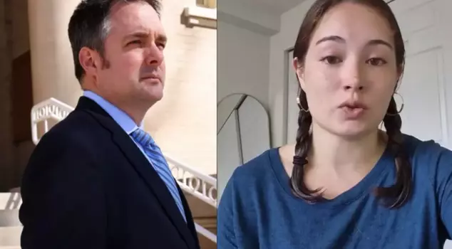 The American senator's daughter reacts to 