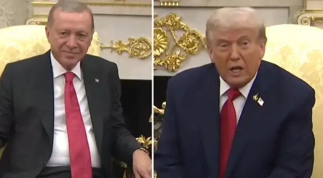 The first words from Trump, who hosted President Erdoğan: 