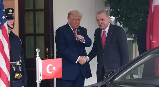 The first comment from President Erdoğan regarding the meeting with Trump.