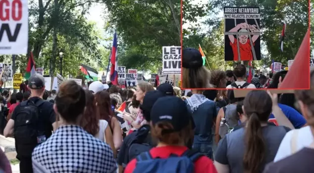 Protest shock for Netanyahu in the USA! Thousands took to the streets.