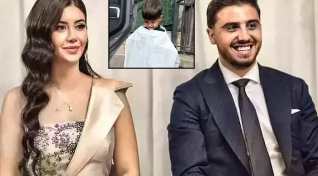Ozan Tufan's son's outfit he wore to school is amazing.