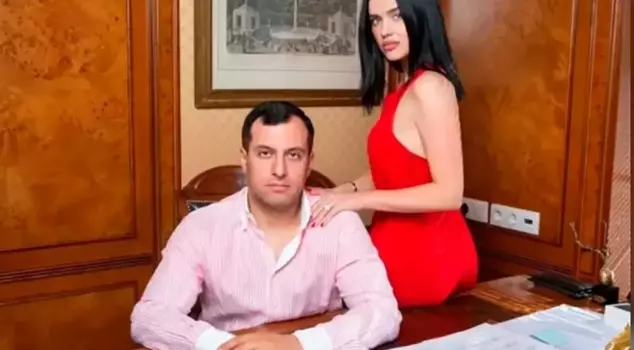 A pro-Putin politician was found hanging from a tree with his hands bound.