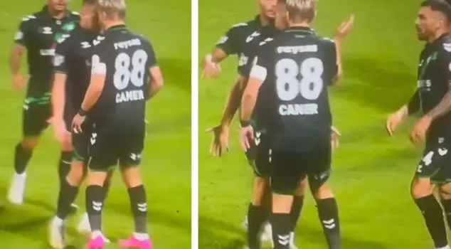 Scandal! Caner Erkin slapped his own teammate.