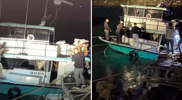 Explosion on fishing boat in Samsun: 4 injured