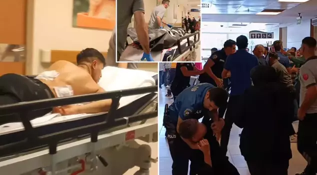 Those who heard the armed fight between the rivals clashed with each other in the emergency room.