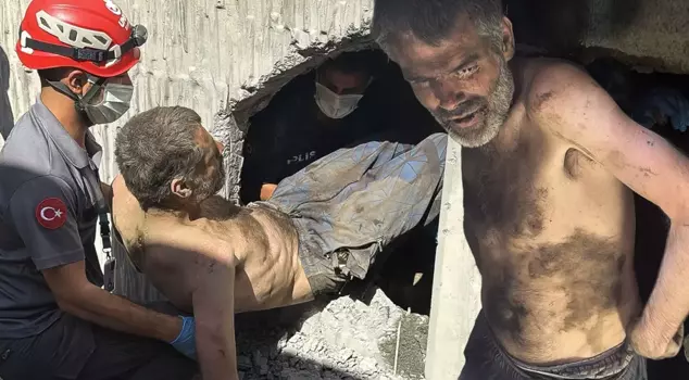He was trapped for days between a 15-meter wall in Istanbul, and those who heard his cries reported it.