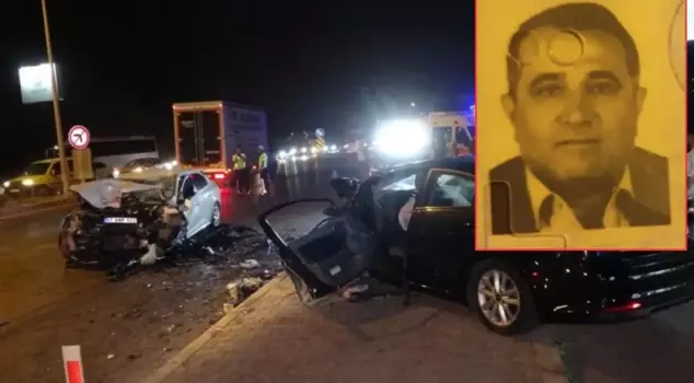 The highway has turned into a battlefield! It was thrown into the air and fell onto the asphalt, and another car hit it.