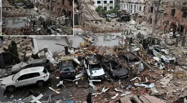 Russia struck the country's capital with 500 drones and 40 missiles.