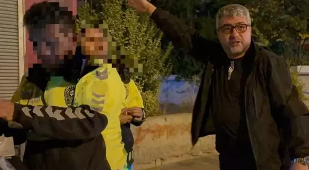 The drunk driver blamed the police: 