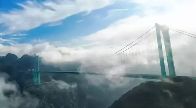 The world's highest bridge has opened: Travel time has decreased from 2 hours to 2 minutes.