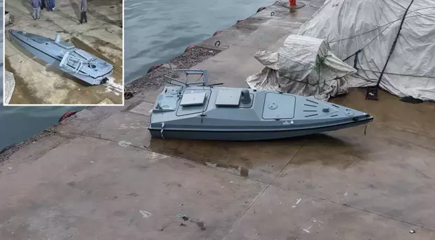A 300 kg bomb-laden unmanned maritime vehicle was found in Trabzon.