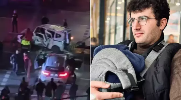 The police vehicle chasing the suspects crashed: 1 dead, 4 injured including 2 police officers.