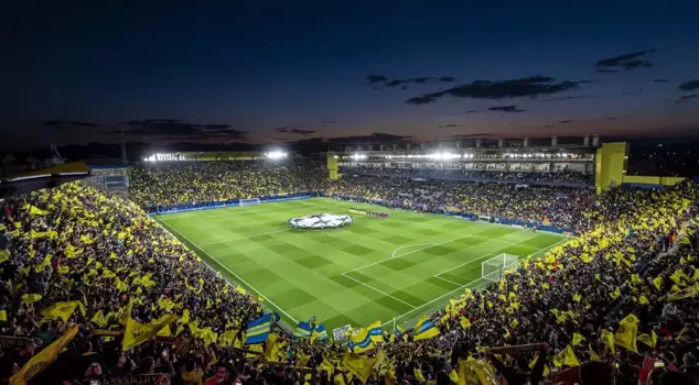 The city with a population of 52,000 filled its stadium, which has a capacity of 23,000, to the brim.