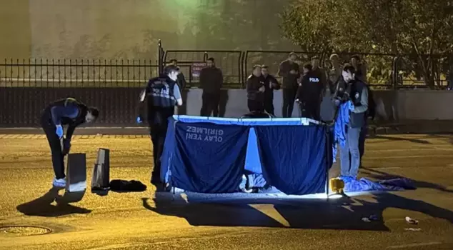 Mysterious murder in Arnavutköy! A person wearing a police vest shot someone in the head and fled.