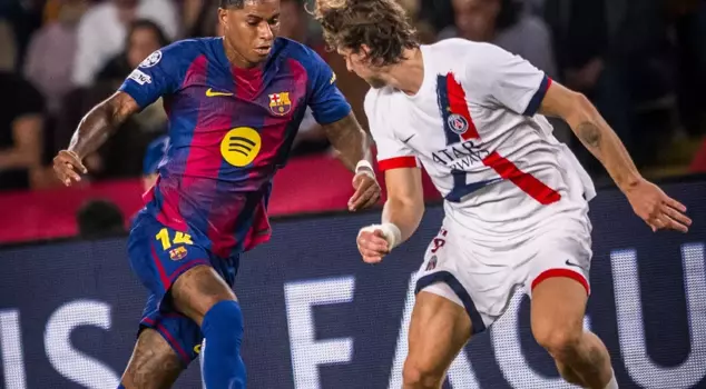 An early final between Barcelona and PSG! The winner was determined in the 90+1 minute.