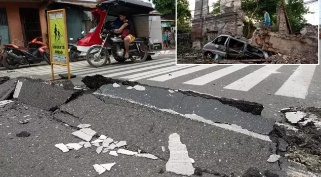 The death toll from the 6.9 magnitude earthquake that struck the Philippines has risen to 61.