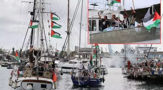 The Israeli army has blockaded the Sumud Fleet: The ships we see on the radar are right in front of us.