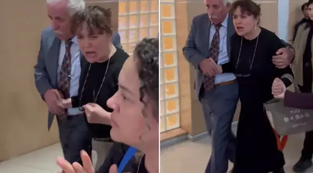 In the Minguzzi case, the defendants approached the grieving mother aggressively.