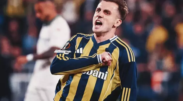 Kerem Aktürkoğlu opened his account at Fenerbahçe.