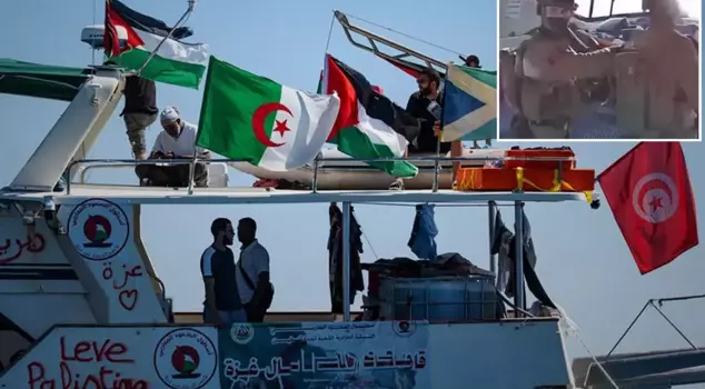 All communication with the ships has been cut off, and the detained activists have started a hunger strike.