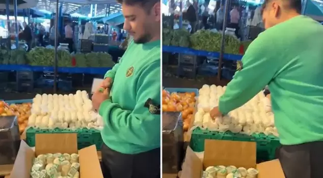 They deceive the citizens like this: He shamelessly recorded and shared his disgraceful act.