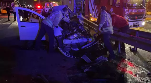 The barrier pierced the car like an arrow.
