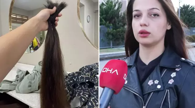 The young nurse became a victim of her goodwill: They cut her hair from the roots.