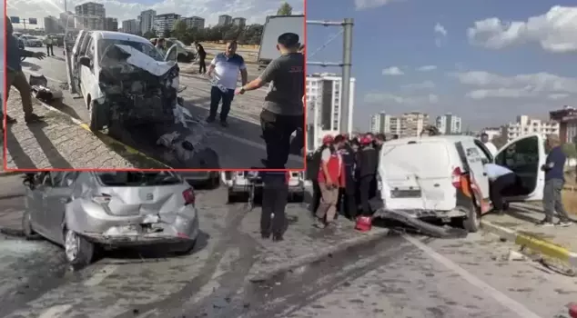 A chain collision disaster in Sivas! 1 person lost their life, and 4 people, including 2 children, were injured.