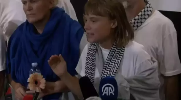Activist Greta Thunberg in Greece: It is up to us to stop the genocide in Gaza.