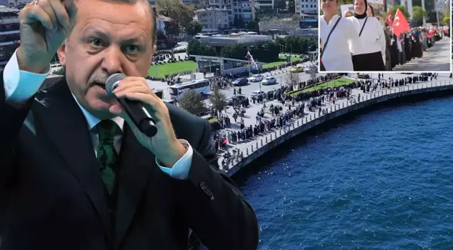 President Erdoğan made a call, and hundreds of women took to the streets for Gaza.