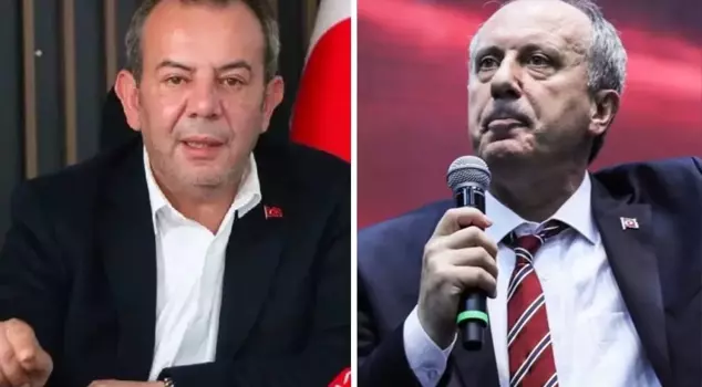 Tanju Özcan and Muharrem İnce respond strongly to the scandalous slogan in the Parliament.