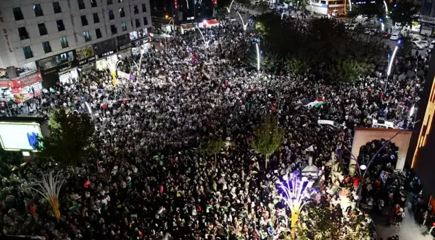 Protests against Israel's attacks on Gaza were held in Batman! Thousands of people participated.