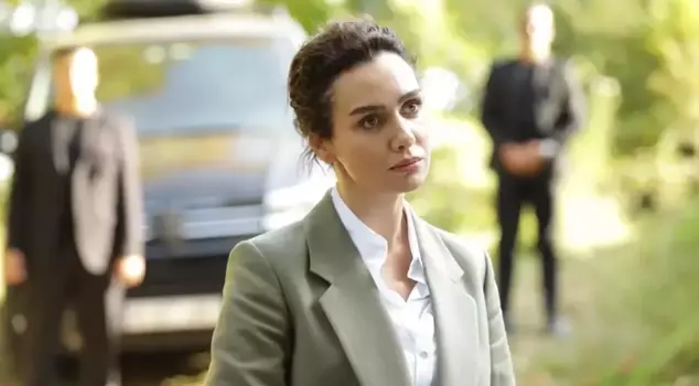 The first image of Birce Akalay taken to the statement.