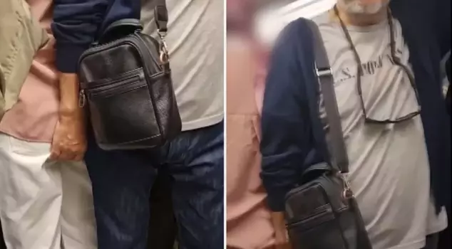 The image that outraged the female journalist: How can there be no reaction to this pervert?