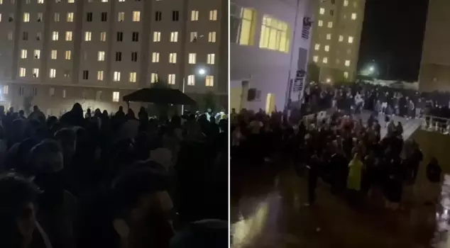 Water crisis at the KYK dormitory! Dozens of students held a protest demonstration.