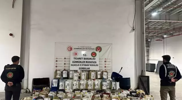 Large drug operation at the border: Market value 4.3 billion lira.