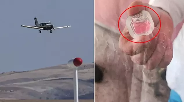 The rabies vaccines dropped from the air have caused panic in the district.