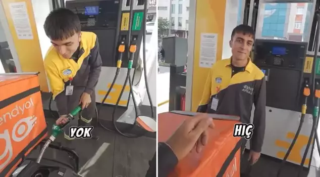 The question from the gas station attendant to the courier about Atatürk: If you know, I won't charge you for fuel.