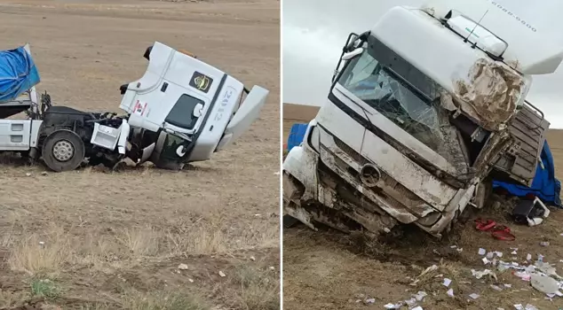 The truck rolled into the ditch, and it escaped without even a scratch.