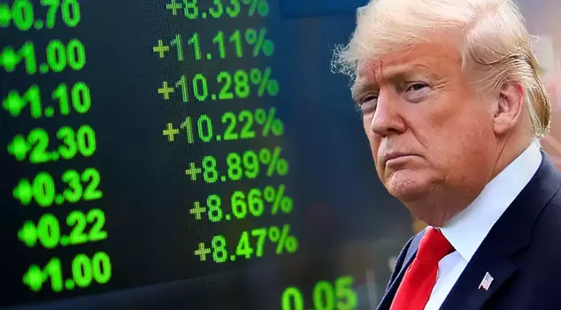 Trump's decision to impose a 100% tariff on China shook the markets! Stock markets plummeted, and gold reached a peak.