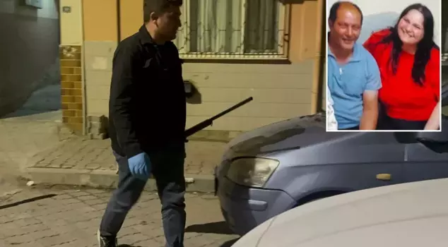 He shot and killed his wife with a rifle.