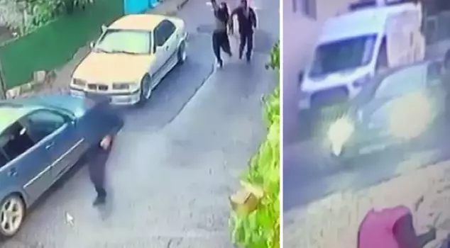 Horror in the middle of the street! They opened fire randomly and kidnapped a young man.