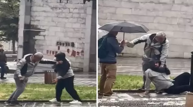 He dragged him on the ground and hit him with a paving stone! Shocking claim regarding the horrific fight.