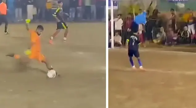 There is nothing like this on the football fields: Forget the goals you have seen before.