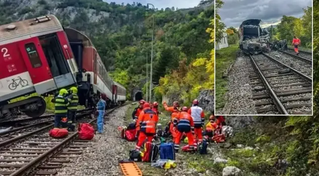 Train accident disaster in a European country! 66 people were injured.