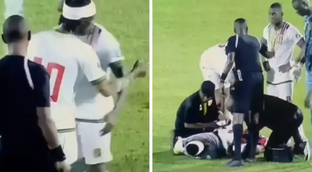 The footballer, who returned to the field after months, experienced a nightmare in just one minute.