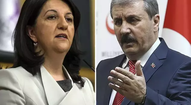 BBP leader Destici reacts strongly to DEM Party member Buldan's statement about 'Öcalan'.