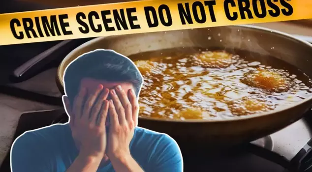 She first poured hot oil over her sleeping husband, then sprinkled red pepper on top.