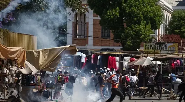 Protests took down the President! He fled the country in a hurry.