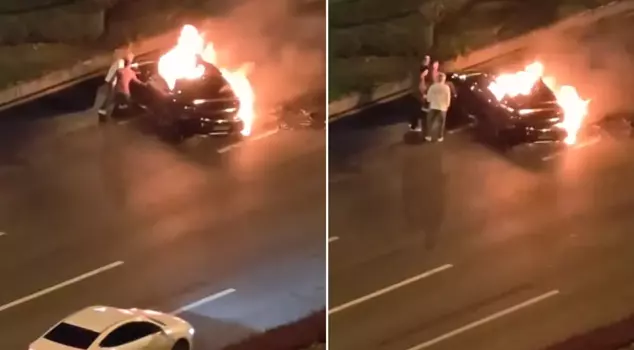 The vehicle with its door locked during the fire became a grave for the driver, and the major brand's stock plummeted.